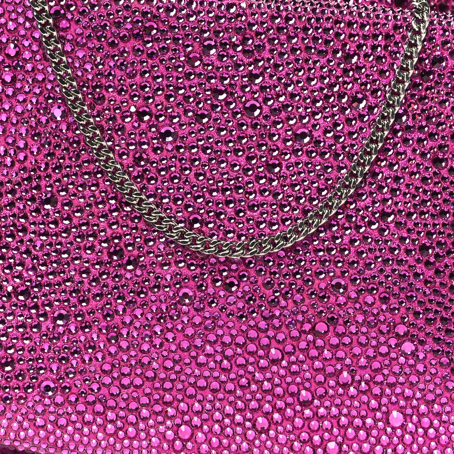 Christian Louboutin Crystal Small Loubitwist Clutch Fuchsia 7 of 9