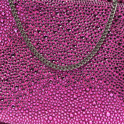 Christian Louboutin Crystal Small Loubitwist Clutch Fuchsia 7 of 9
