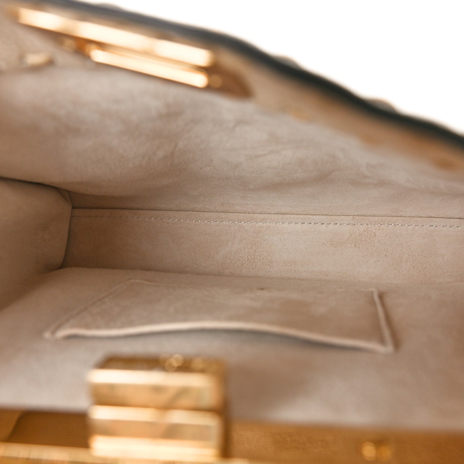 Fendi Canvas Cuoio Romano Selleria Astrology Mini Peekaboo Iconic Satchel Camelia 5 of 8
