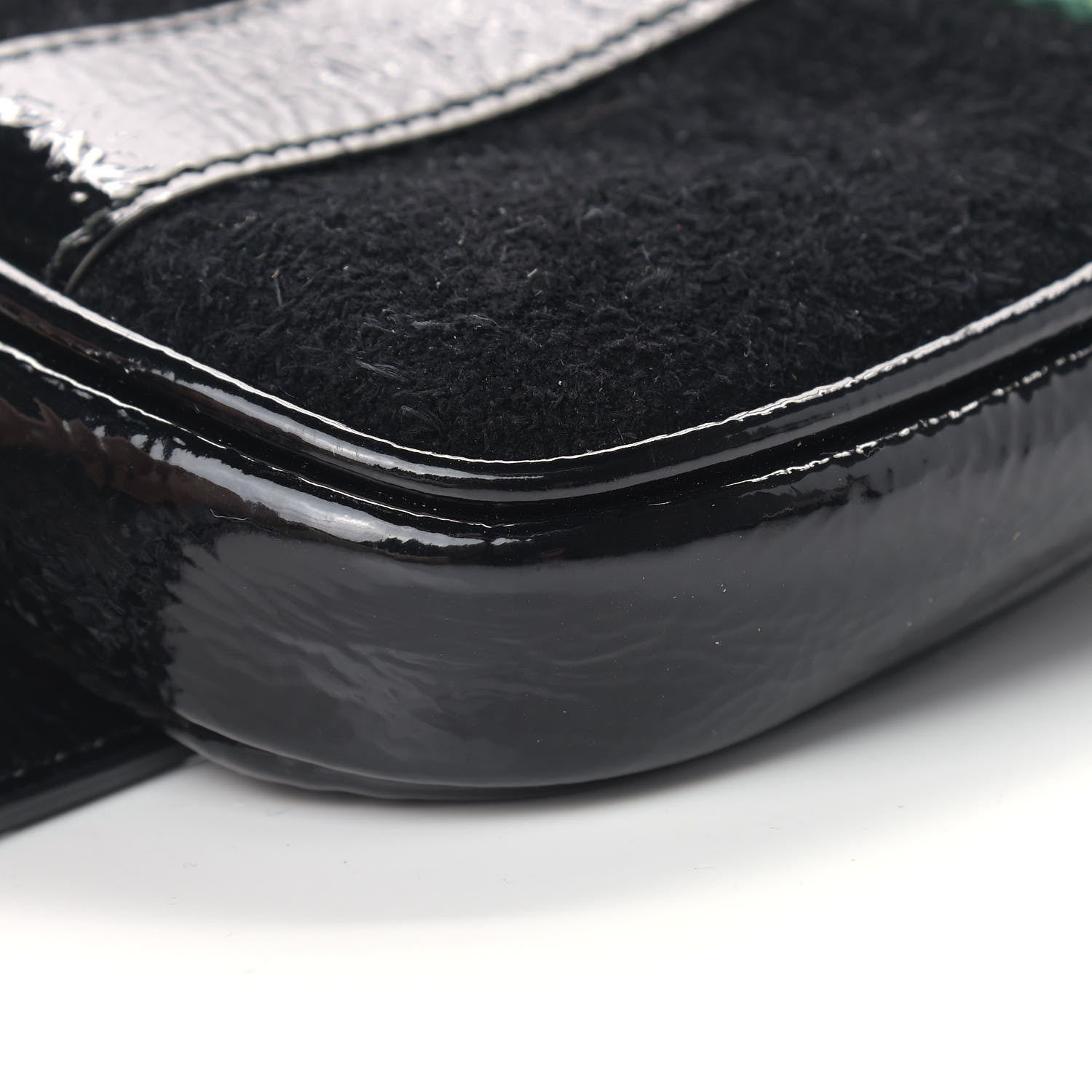 Gucci Suede Patent Ophidia Belted iPhone Case 85 34 Black 9 of 13