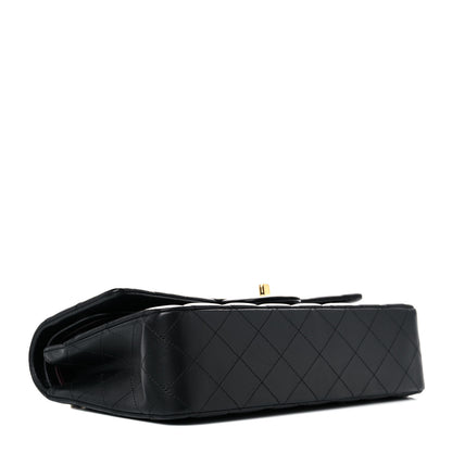 Chanel Lambskin Quilted Medium Double Flap Black 4 of 13