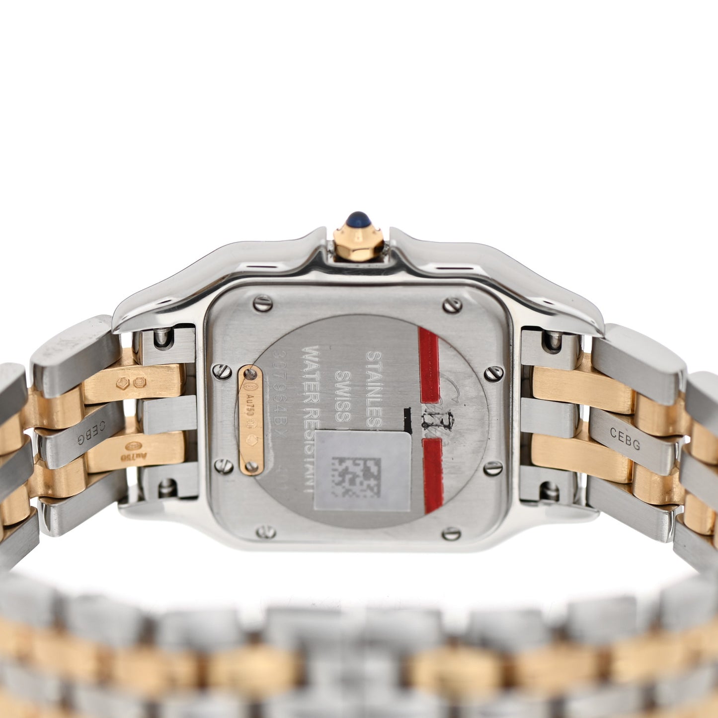 Stainless Steel 18K Yellow Gold 27mm Panthere Quartz Watch