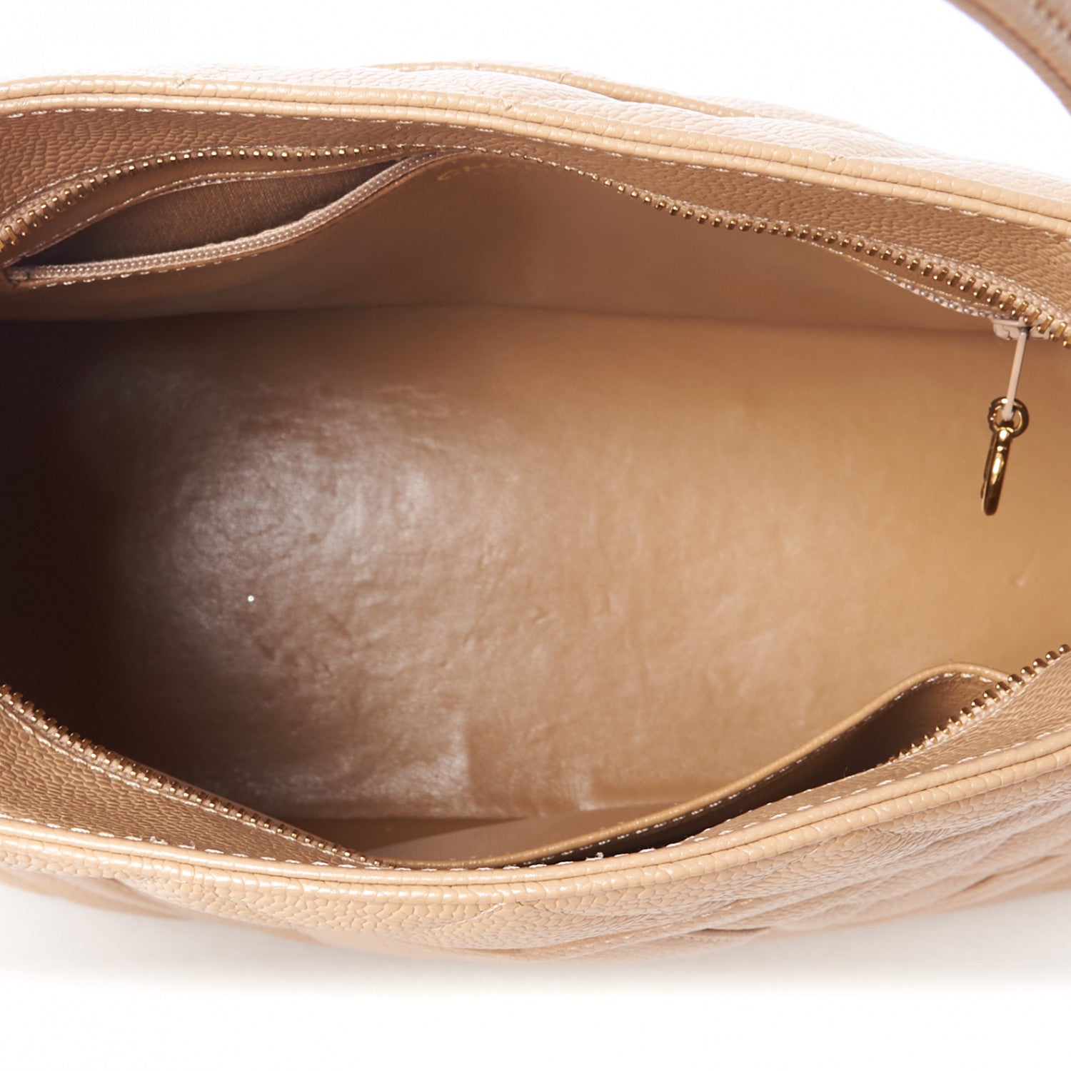 Chanel Caviar Quilted Medallion Tote Beige 6 of 9