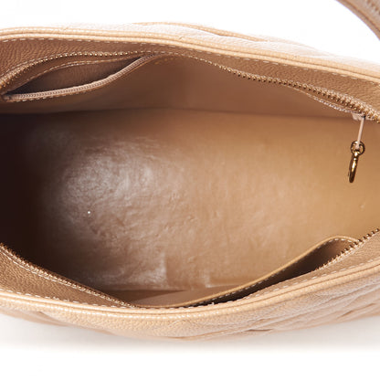 Chanel Caviar Quilted Medallion Tote Beige 6 of 9