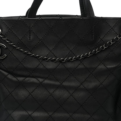 Chanel Grained Calfskin CC Pocket Tote Black 8 of 10