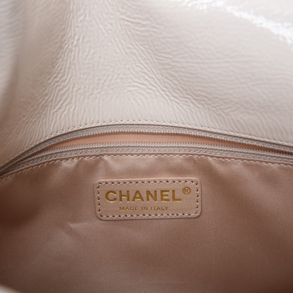 Chanel Vinyl Rock in Moscow Jumbo Flap White 6 of 10
