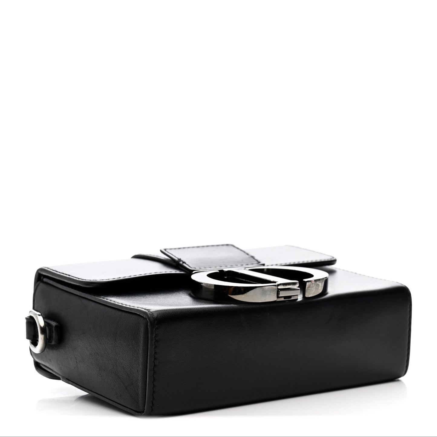 Box Calfskin 30 Montaigne Box Bag Black