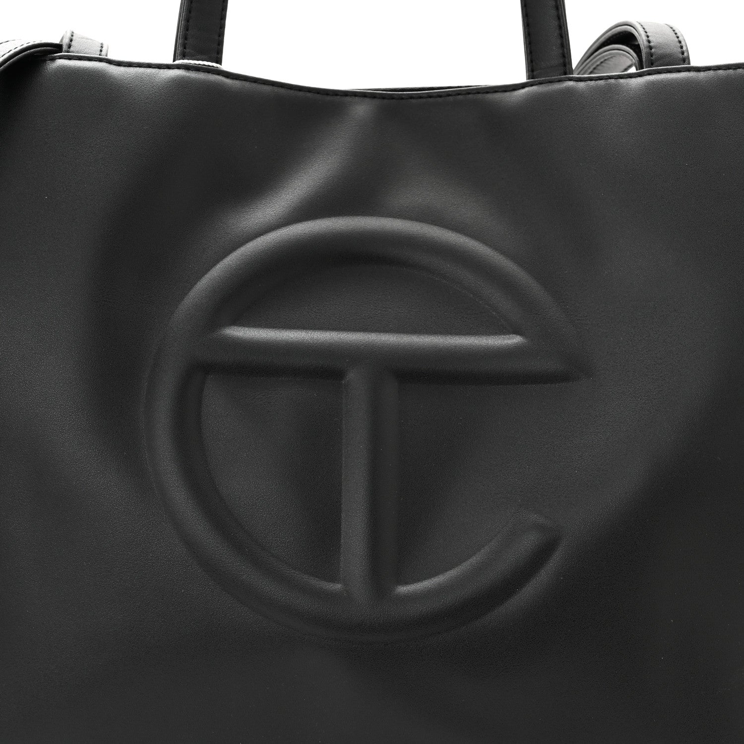 Telfar Vegan Leather Medium Shopping Bag Black 8 of 10