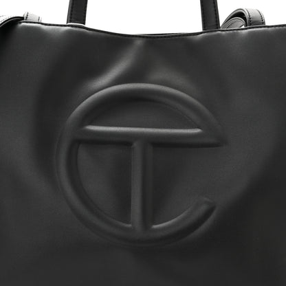 Telfar Vegan Leather Medium Shopping Bag Black 8 of 10