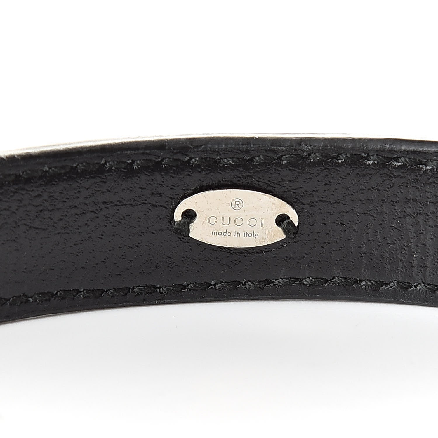 Gucci Calfskin Studs Elastic Headband Black 4 of 5