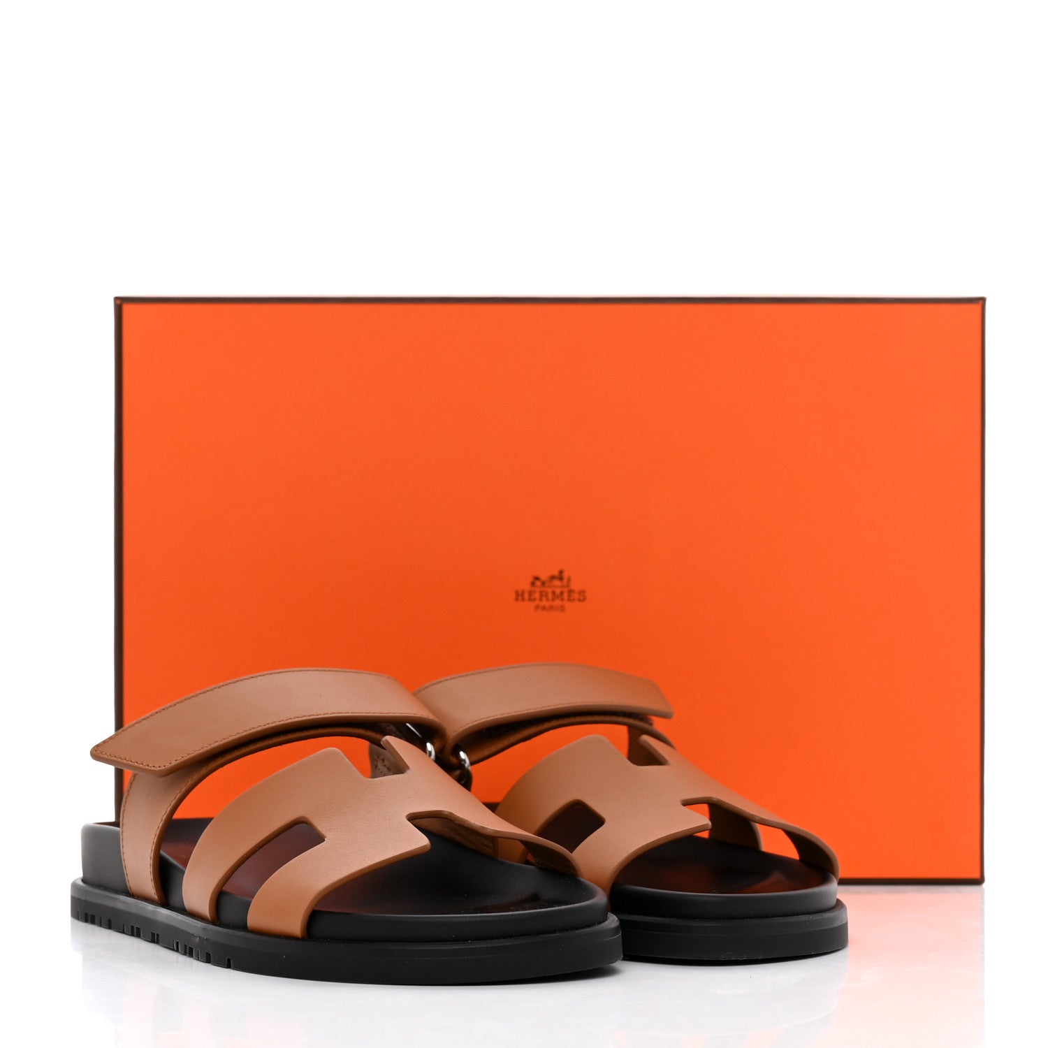 Hermes Calfskin Womens Chypre Sandals 36 Naturel 9 of 9