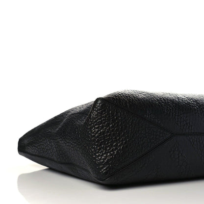 Burberry Heritage Grain Check Embossed Medium Lindburn Hobo Black 4 of 9