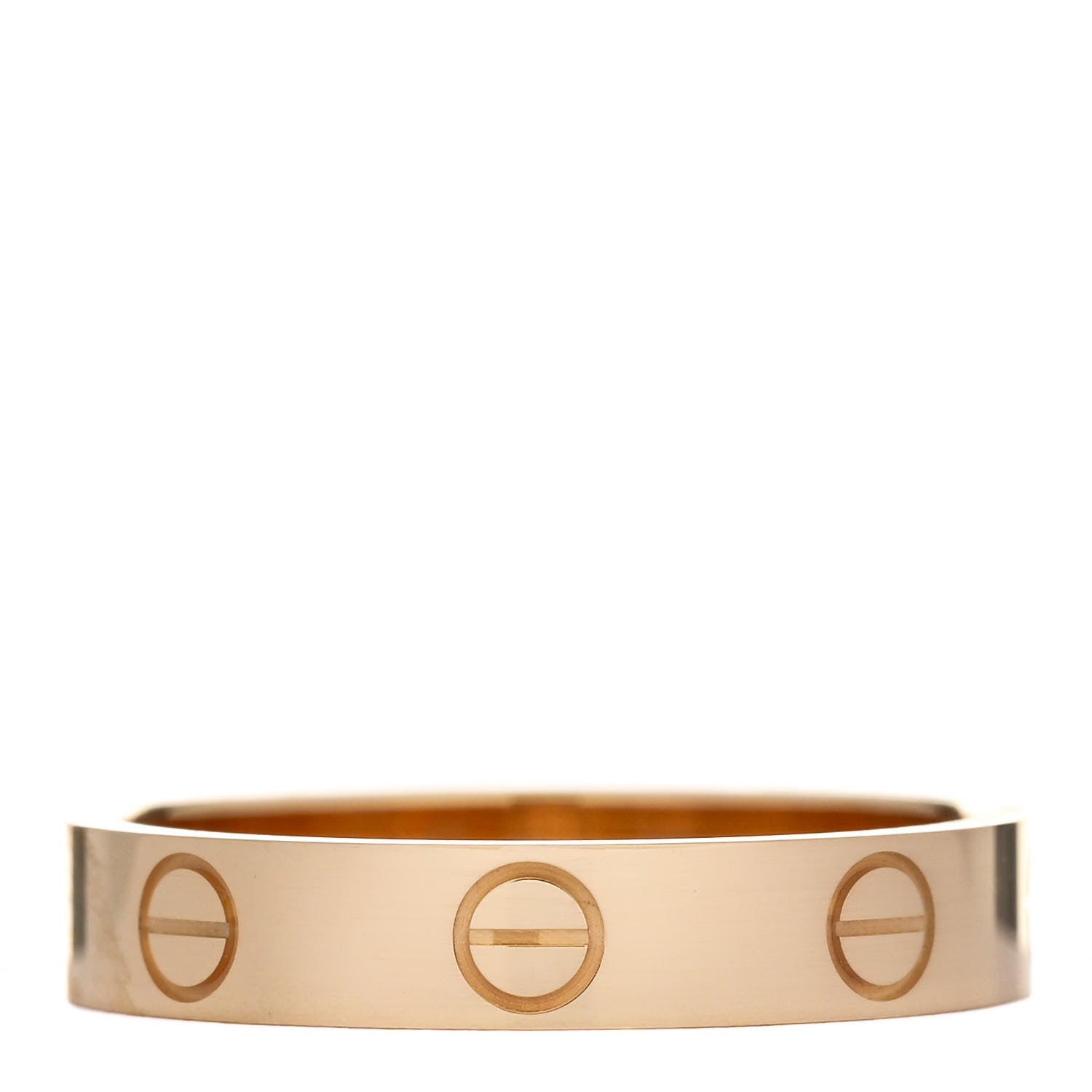 Cartier 18K Yellow Gold 3.5mm LOVE Wedding Band Ring 53 6.5 1 of 5