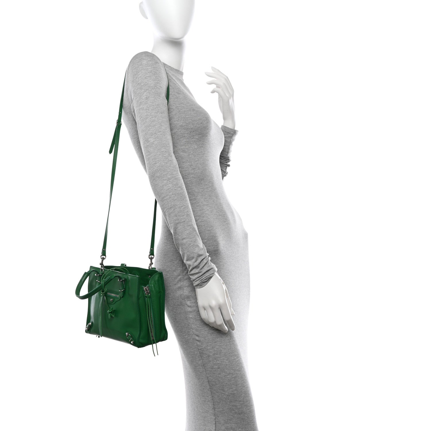 Balenciaga Calfskin Papier Mini A4 Tote Vert Emeraude 2 of 11