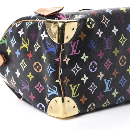 Louis Vuitton Monogram Multicolor Speedy 30 Black 6 of 9