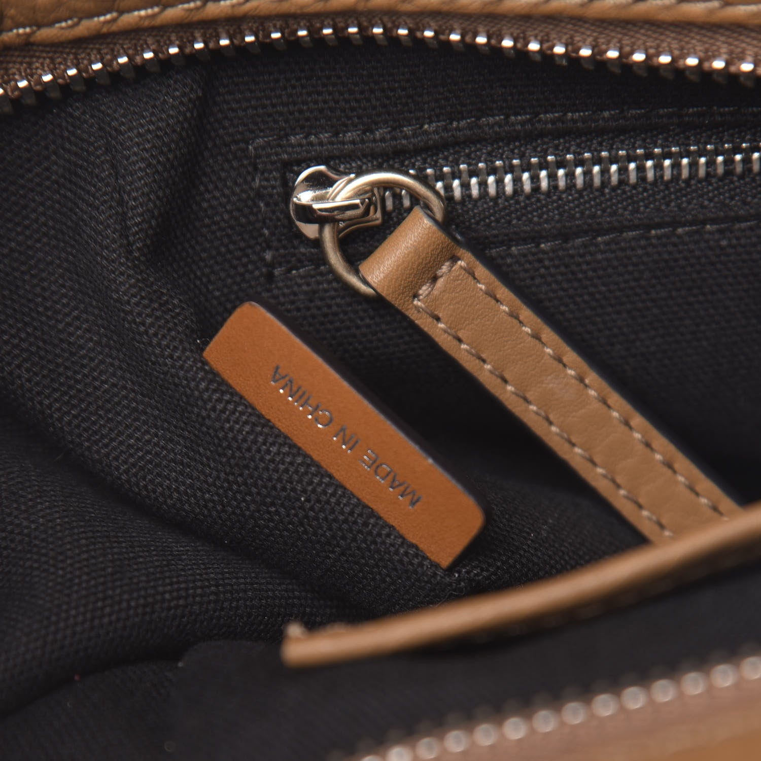 Burberry Mega Check Grained Calfskin Medium Harcourt Satchel Saddle Brown 7 of 12