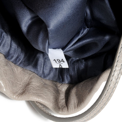 Miu Miu Vitello Shine Drawstring Bag Nube 8 of 8