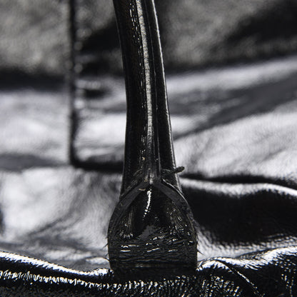 Saint Laurent Textured Patent Medium Easy Y Bag Black 6 of 8