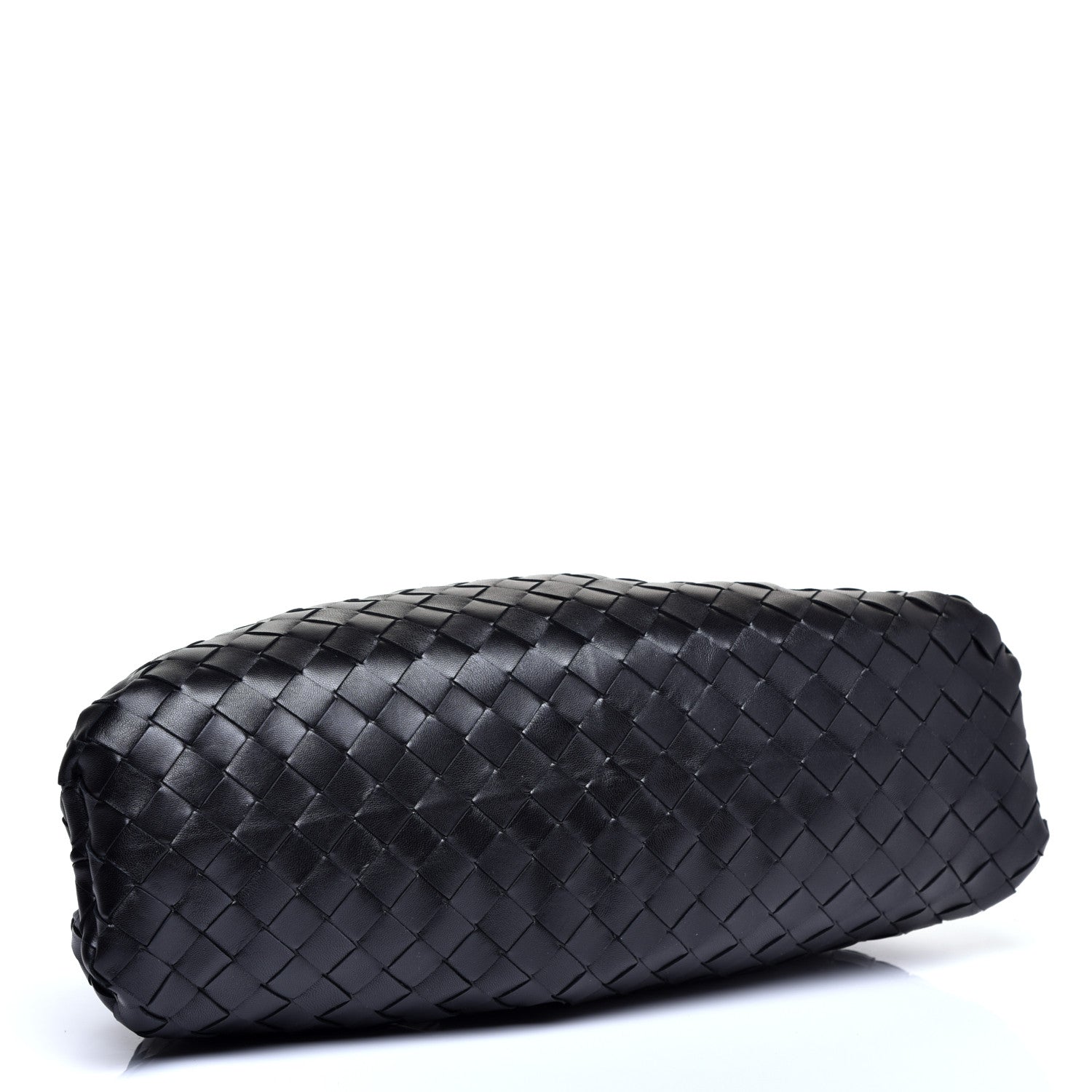 Bottega Veneta Nappa Maxi Intreccio The Pouch Oversized Clutch Black 4 of 10