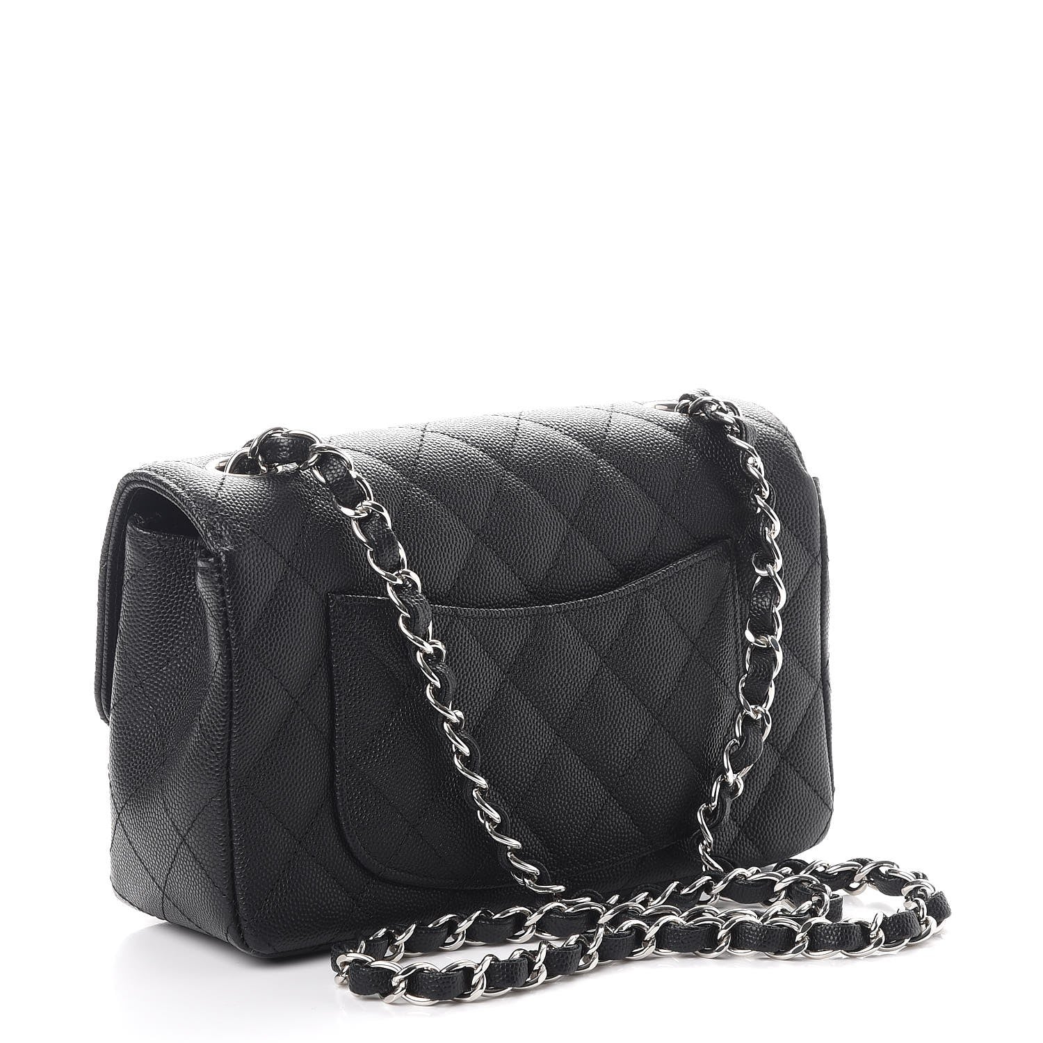 Chanel Caviar Quilted Mini Rectangular Flap Black 3 of 8