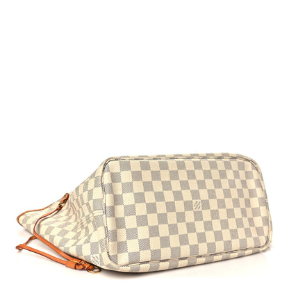 Louis Vuitton Damier Azur Neo Neverfull MM Rose Ballerine 5 of 10