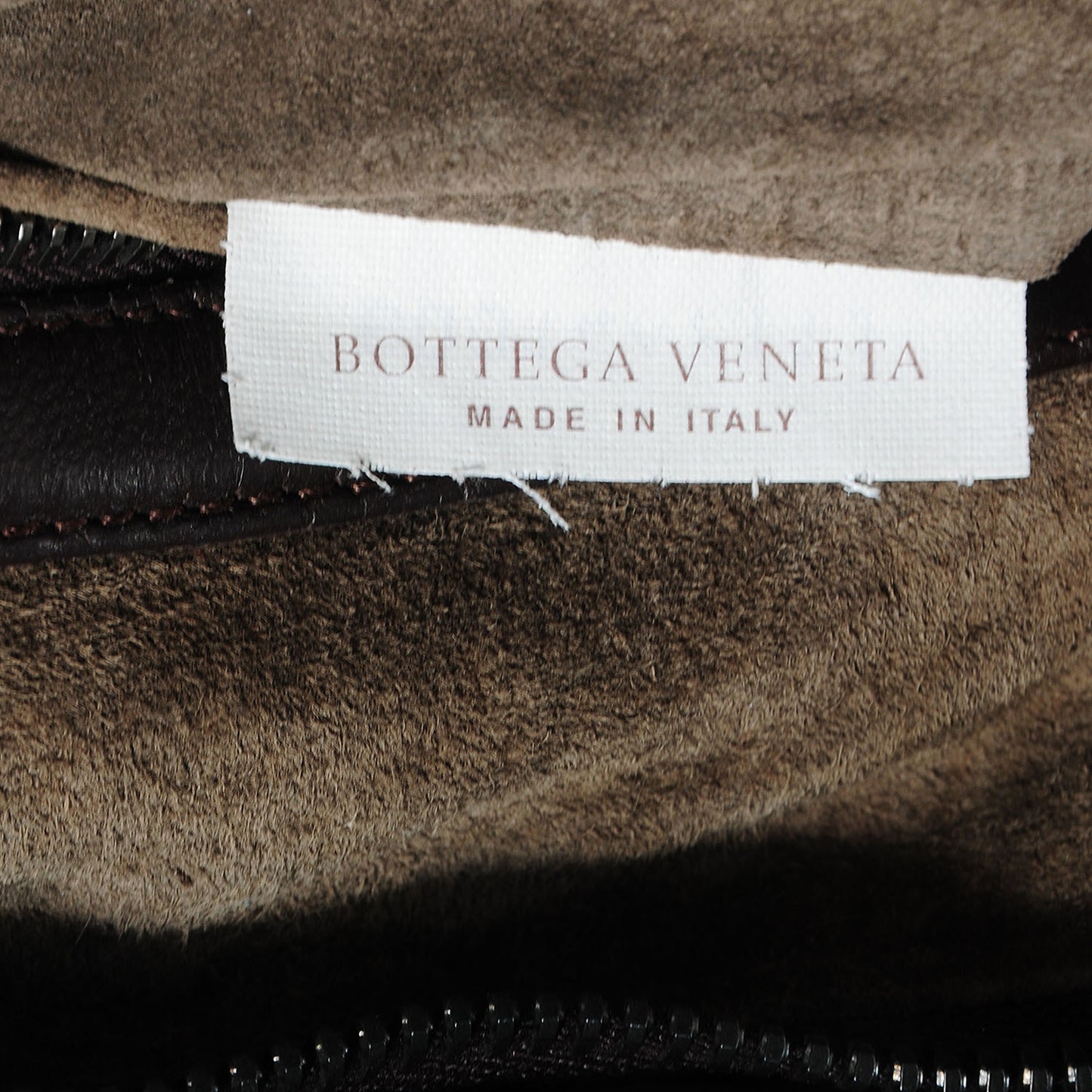 Nappa Intrecciato Large Veneta Hobo Ebano