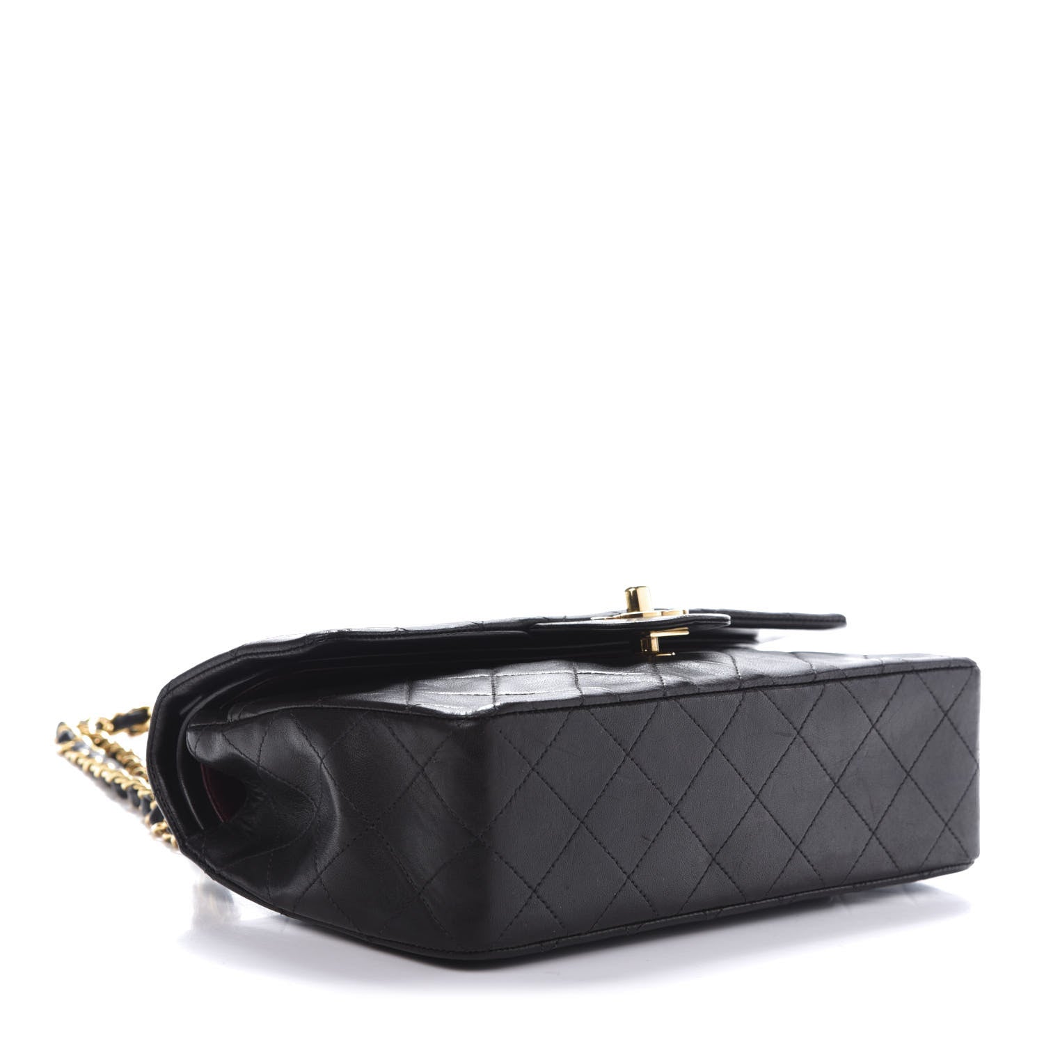 Chanel Lambskin Quilted Small Double Flap Black 3 of 10