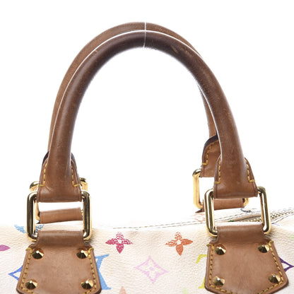 Louis Vuitton Monogram Multicolor Speedy 30 White 9 of 12