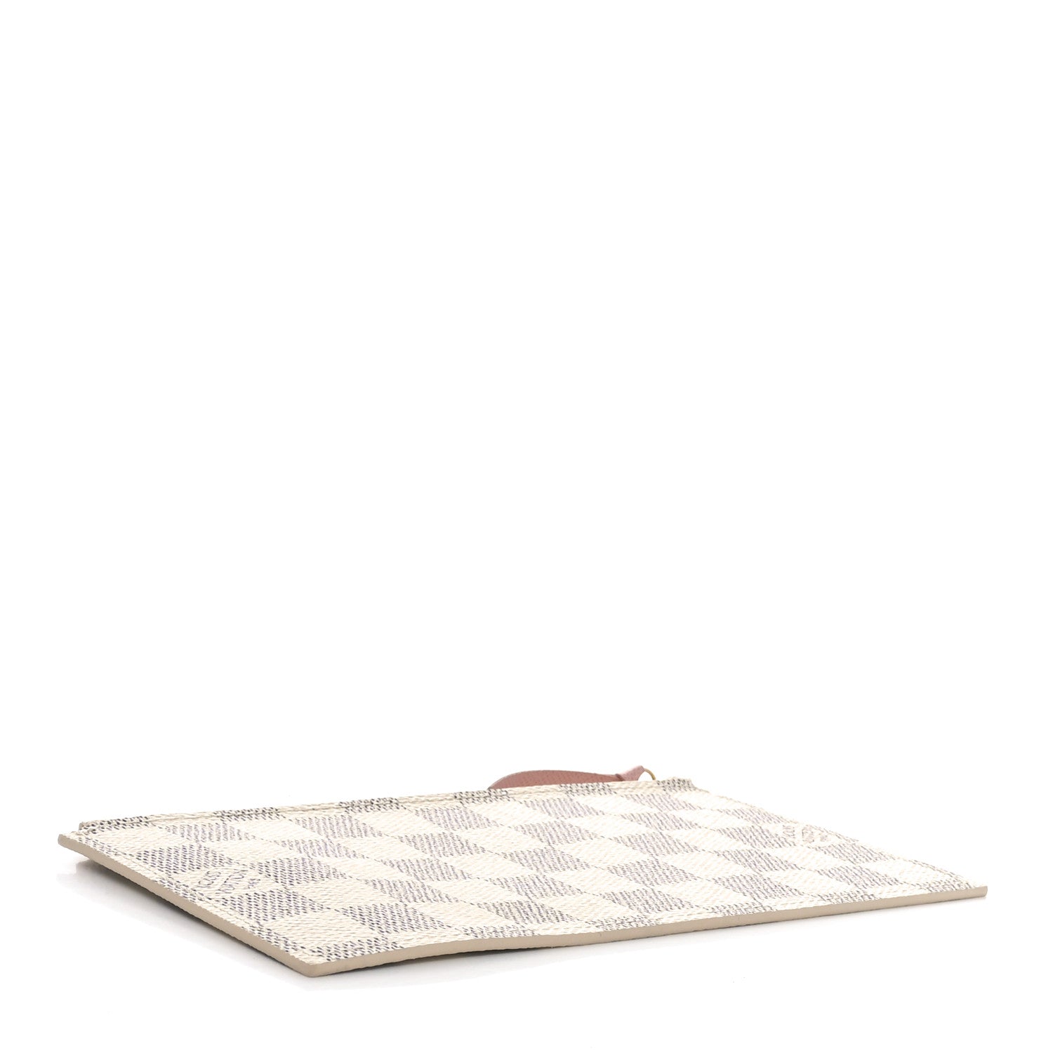 Louis Vuitton Damier Azur Felicie Chain Wallet Zippered Insert Rose Ballerine 4 of 7