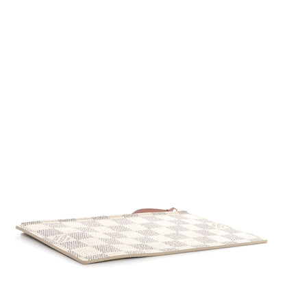 Louis Vuitton Damier Azur Felicie Chain Wallet Zippered Insert Rose Ballerine 4 of 7