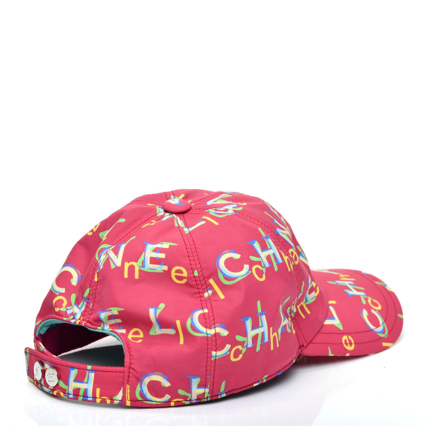 Nylon Logo Cap Hat Fuchsia