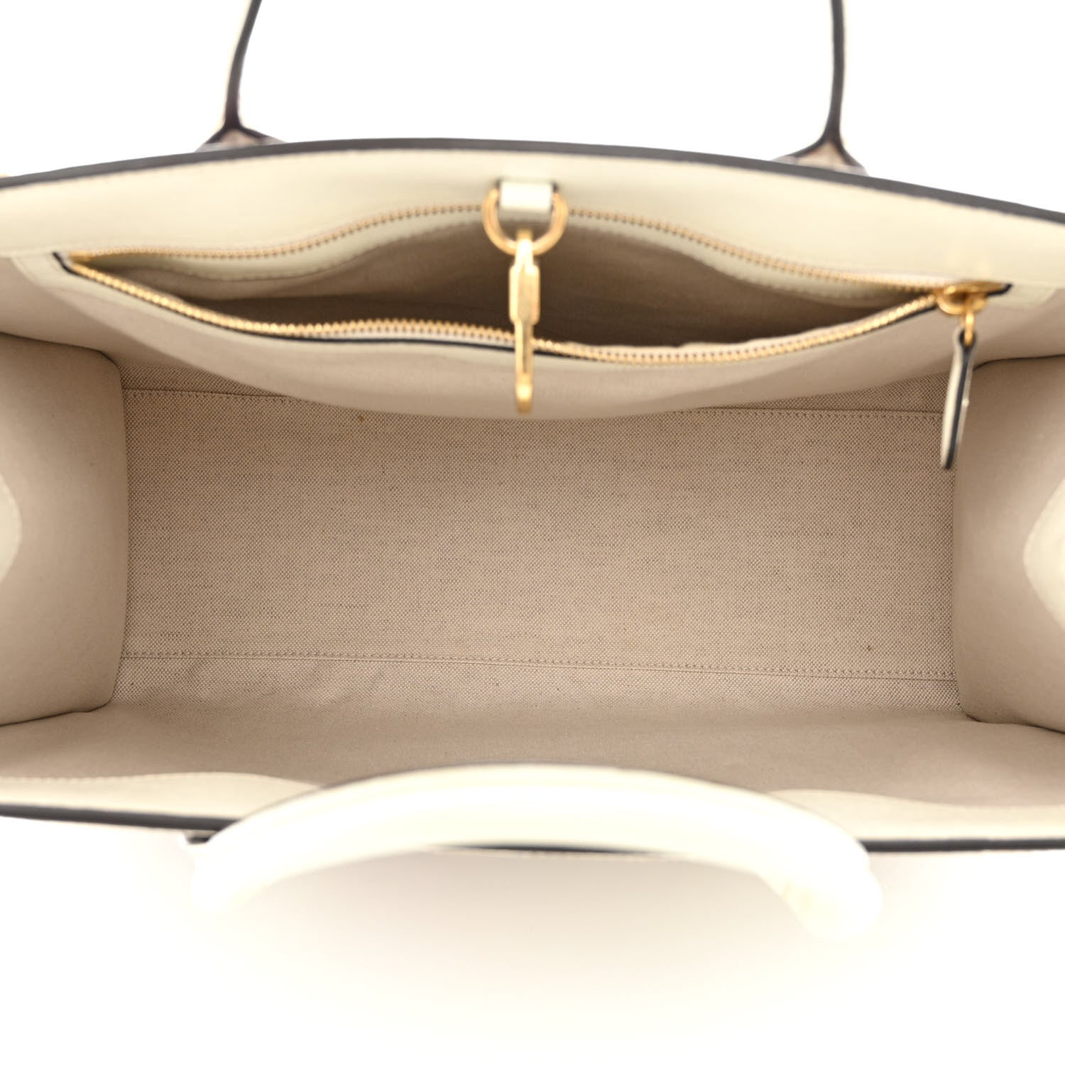 Gucci New Shangai Calfskin Tiger Savanah Textured Calfskin Medium Tote Chalky White Multicolor 5 of 20