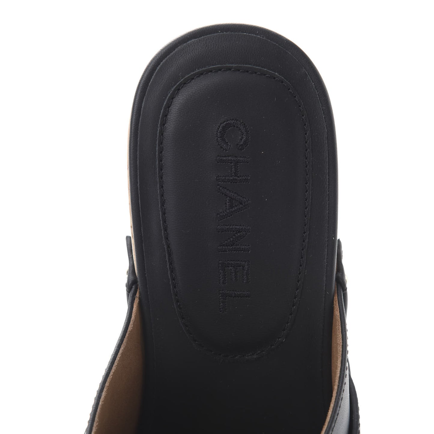 Calfskin CC Turn Lock Clogs 40 Black