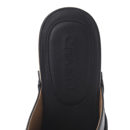 Chanel Calfskin CC Turn Lock Clogs 40 Black 7 of 8