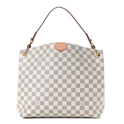 Louis Vuitton Damier Azur Graceful PM Rose Ballerine 1 of 9