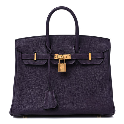 Hermes Togo Birkin 25 Raisin 1 of 10