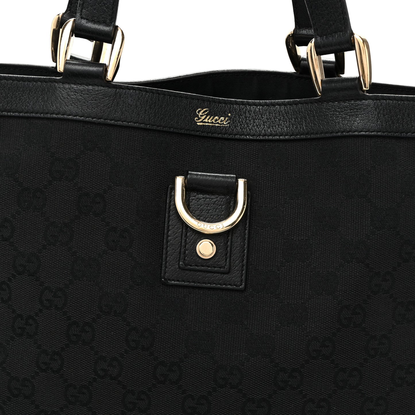 Monogram Small Abbey Tote Black