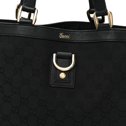 Gucci Monogram Small Abbey Tote Black 8 of 10