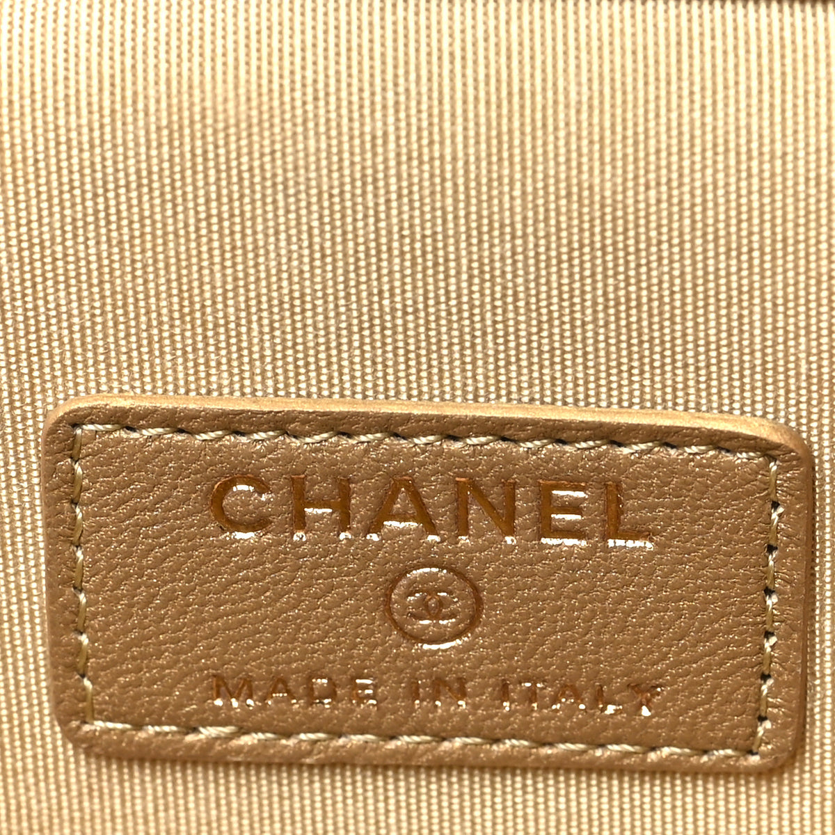 Chanel Lambskin Quilted Pearl Crush Mini Vanity Case With Chain Grey 6 of 12