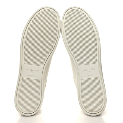 Saint Laurent Calfskin Andy Low Top Sneakers Blanc Optique 5 of 8
