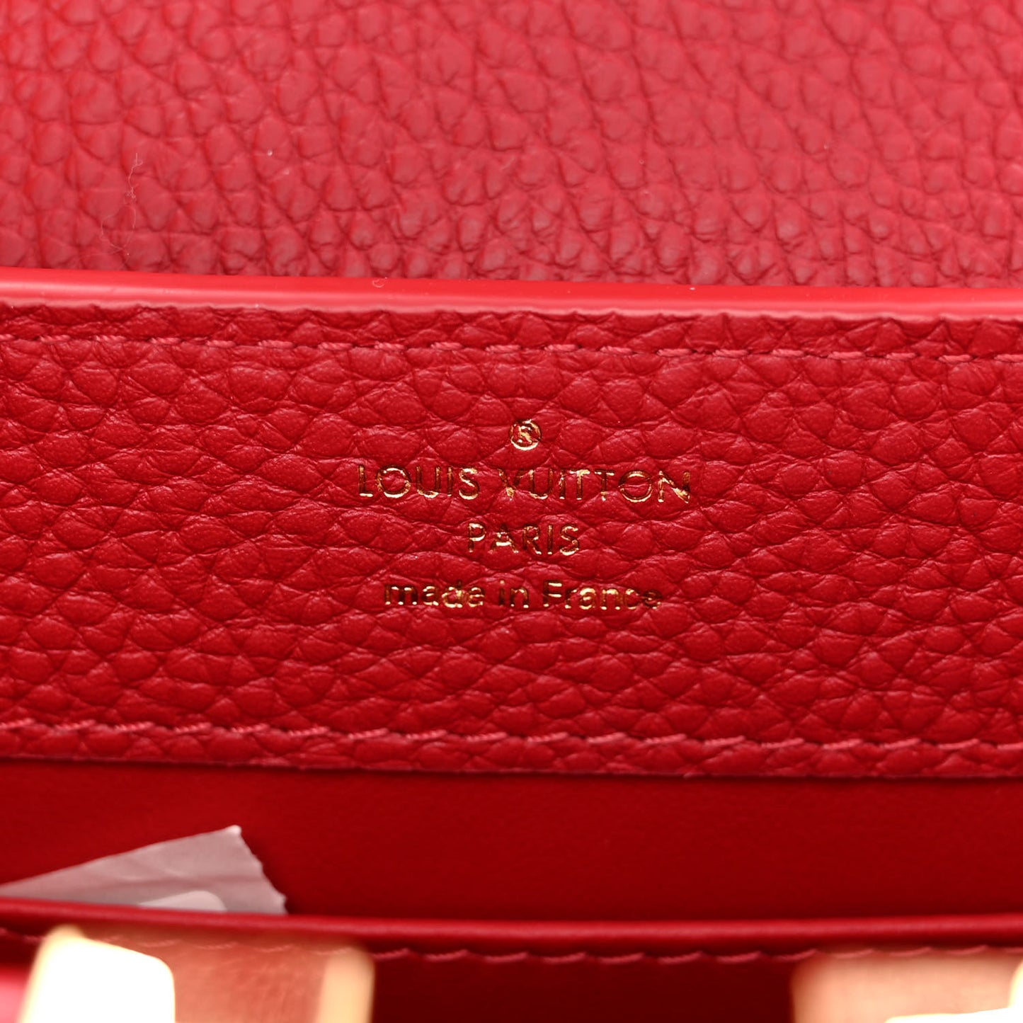 Taurillon Mini Capucines Scarlet