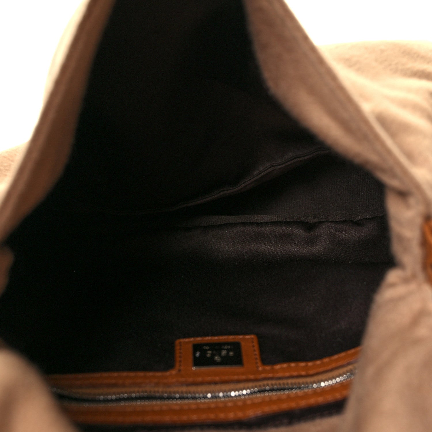 Fendi Cashmere Mama Baguette Brown 4 of 8