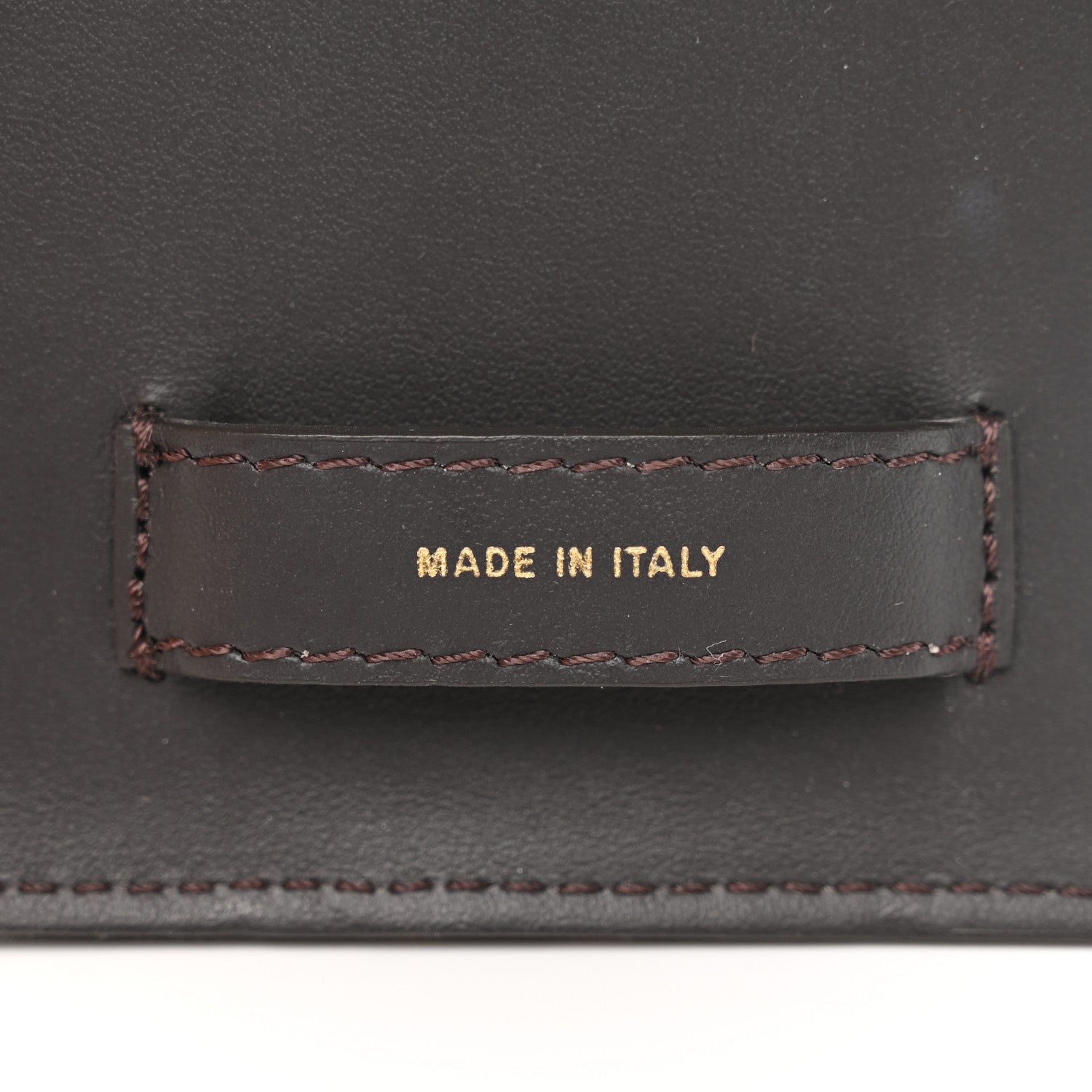 Fendi Fabric Jacquard FF 1974 Cell Pocket Strap You Tobacco Moro Giallo Fluo 6 of 13