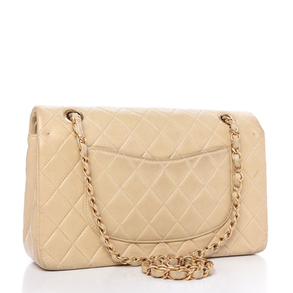 Chanel Lambskin Quilted Medium Double Flap Beige 4 of 11