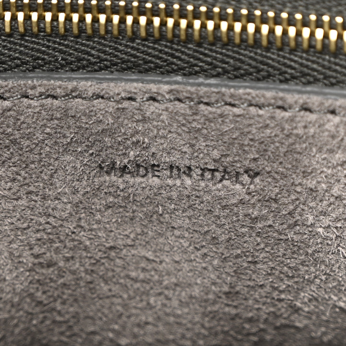 Soft Grained Calfskin Small Sangle Bucket Bag Kohl