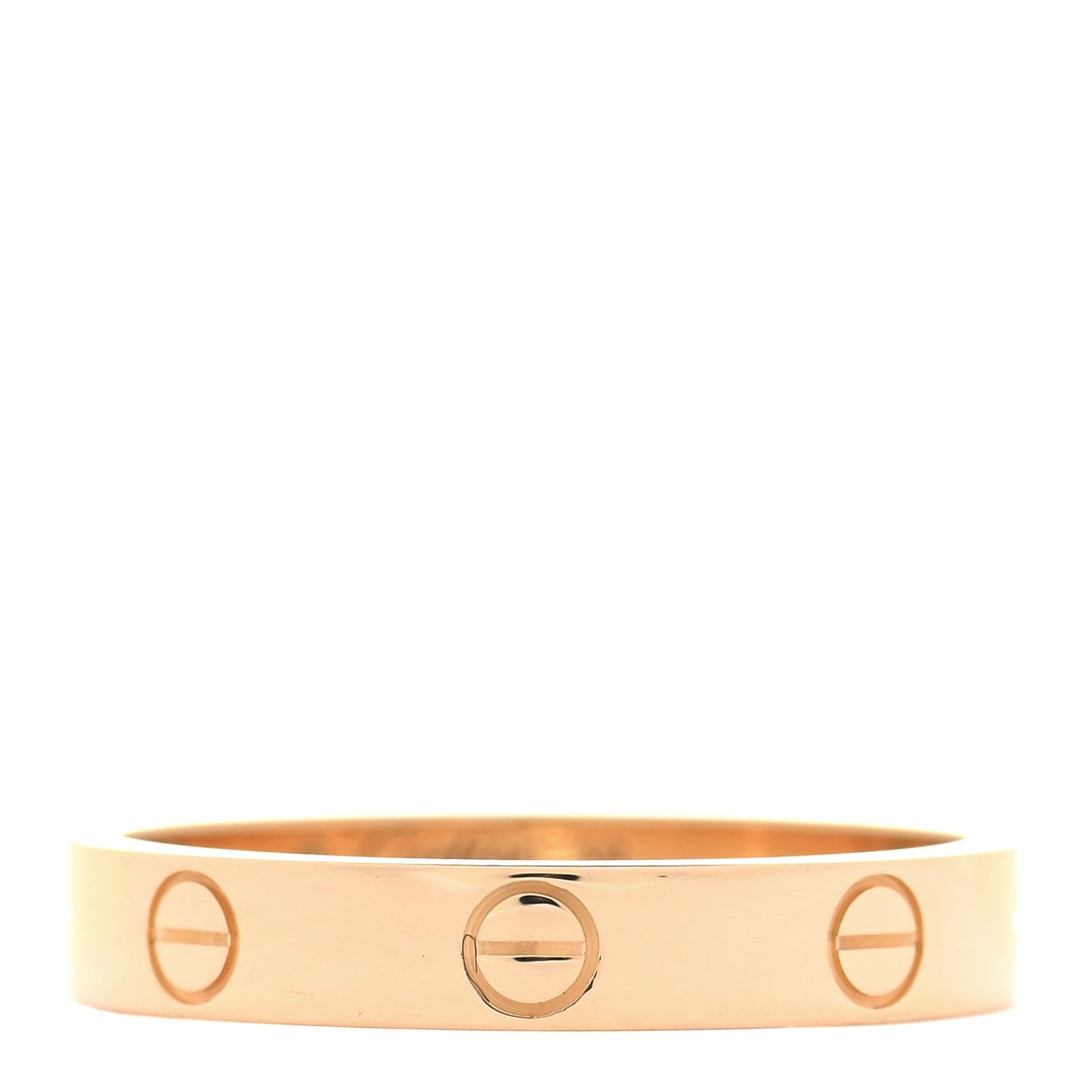 18K Yellow Gold 3.5mm LOVE Wedding Band Ring 58 8.25