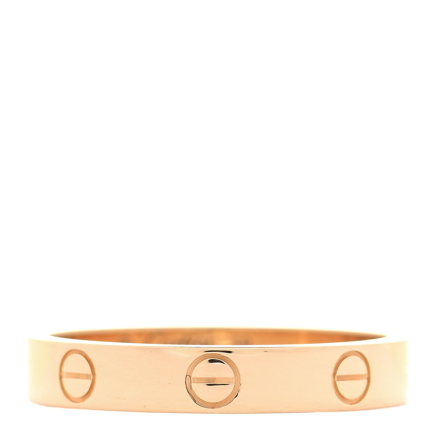 Cartier 18K Yellow Gold 3.5mm LOVE Wedding Band Ring 58 8.25 1 of 5
