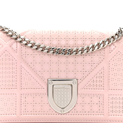 Christian Dior Patent Micro-Cannage Baby Diorama Flap Bag Pale Pink 8 of 13