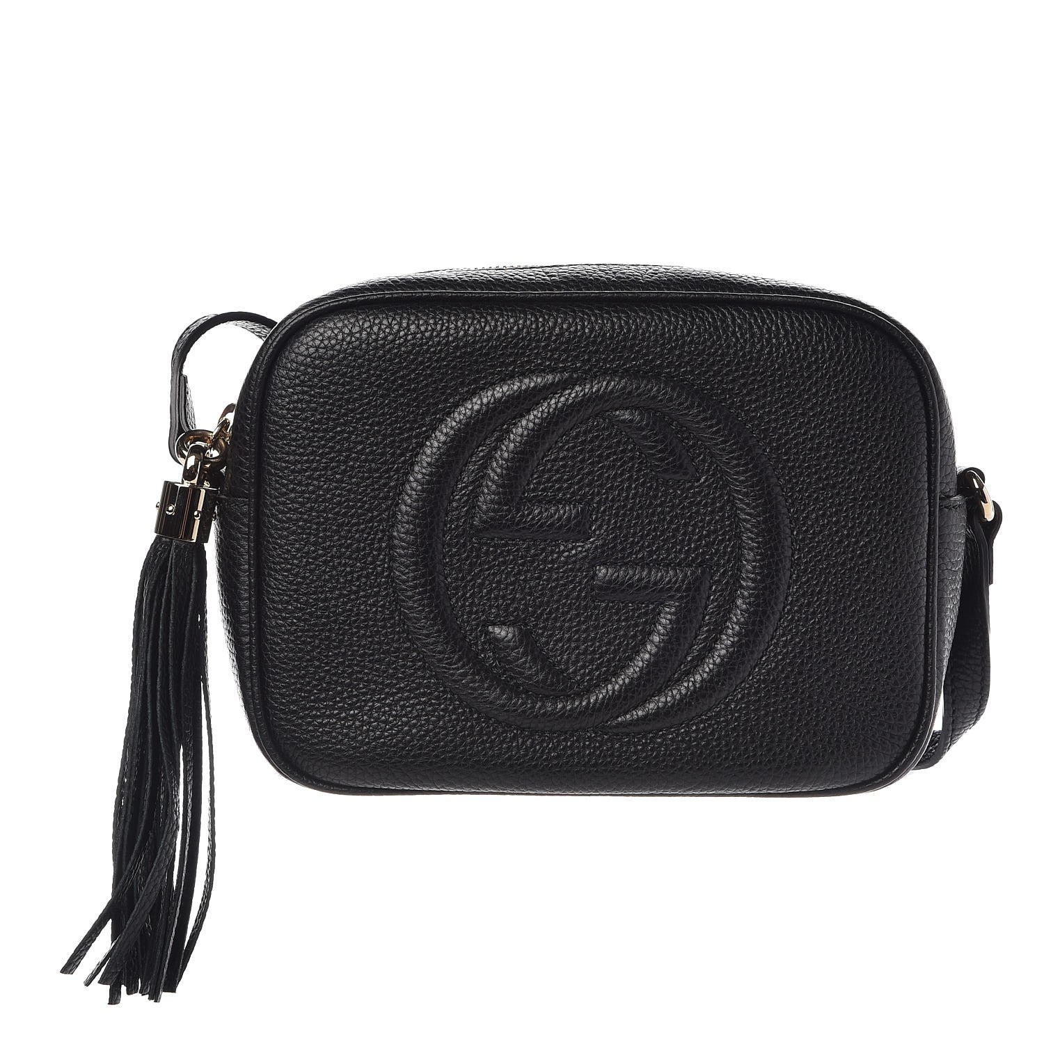 Gucci Pebbled Calfskin Small Soho Disco Bag Black 1 of 8