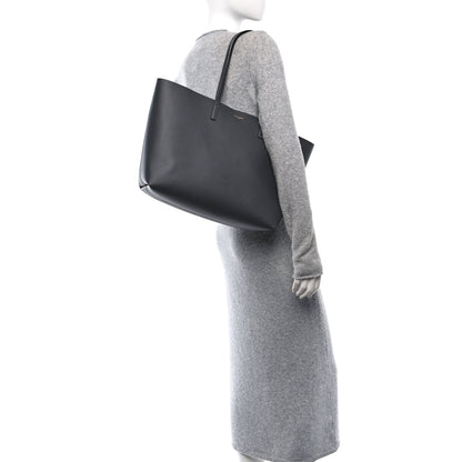 Saint Laurent Calfskin Large Shopping Tote Storm 3 of 12